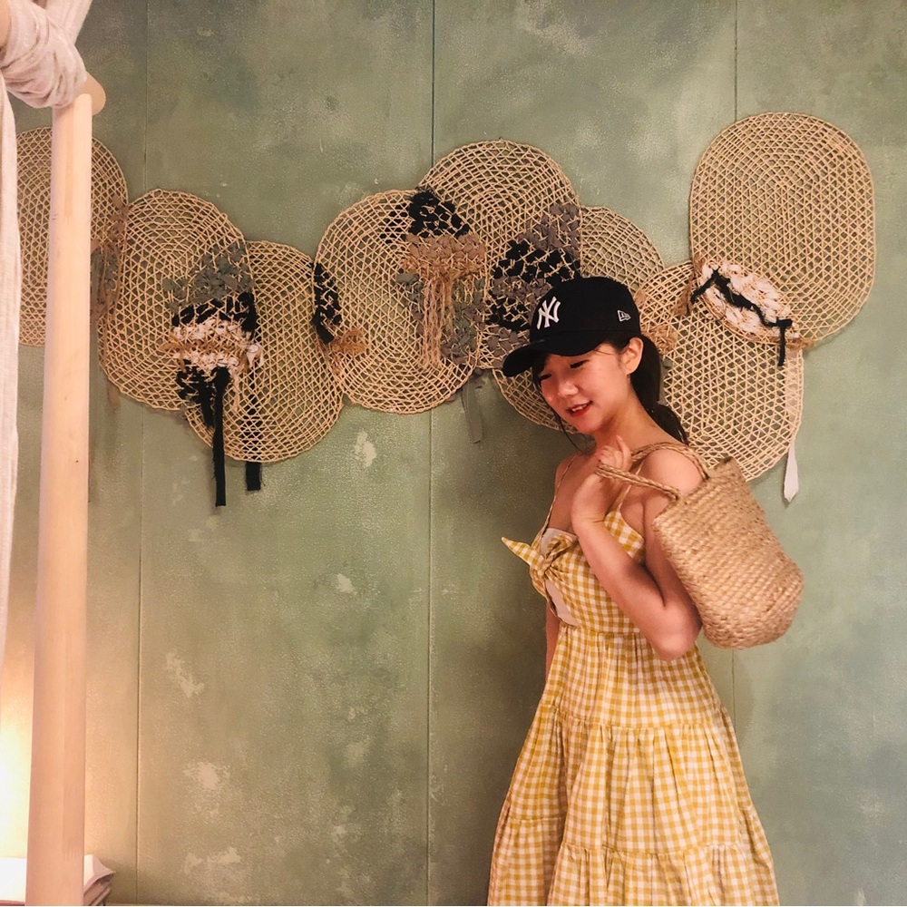 English Factory Yellow Gingham Summer Dress